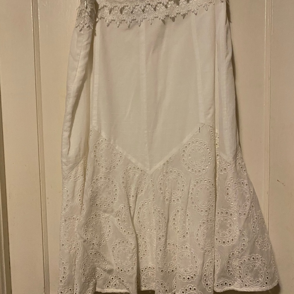 White Nygard Midi Skirt - Picture 2 of 6